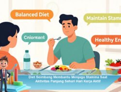 Diet Seimbang Membantu Menjaga Stamina Saat Aktivitas Panjang Sehari Hari Kerja Aktif