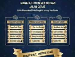 Manfaat Rutin Melakukan Jalan Cepat Untuk Menurunkan Risiko Penyakit Jantung Dan Stroke